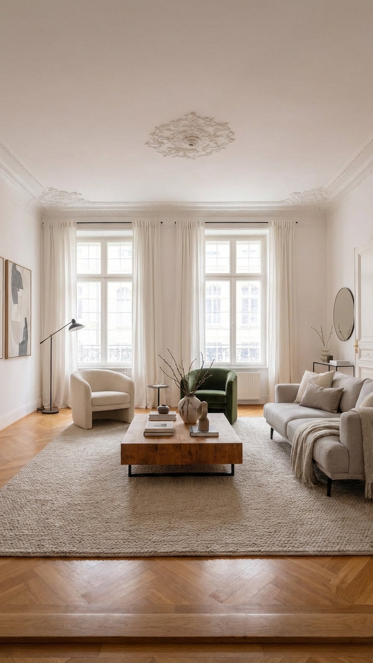 Immobilienfoto im Hochformat nach AI-Reframing